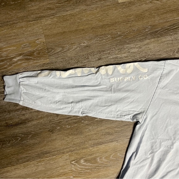 Baby Blue Long Sleeve Diamond Supply Co T-Shirt - Picture 3 of 4